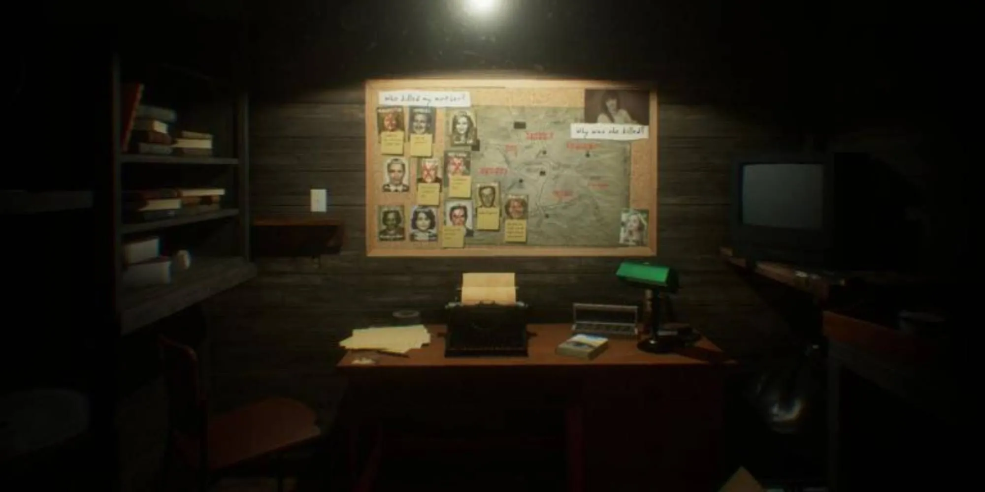 Màn hình tựa game The Painscreek Killings, nơi người chơi nhập vai nhà báo điều tra.