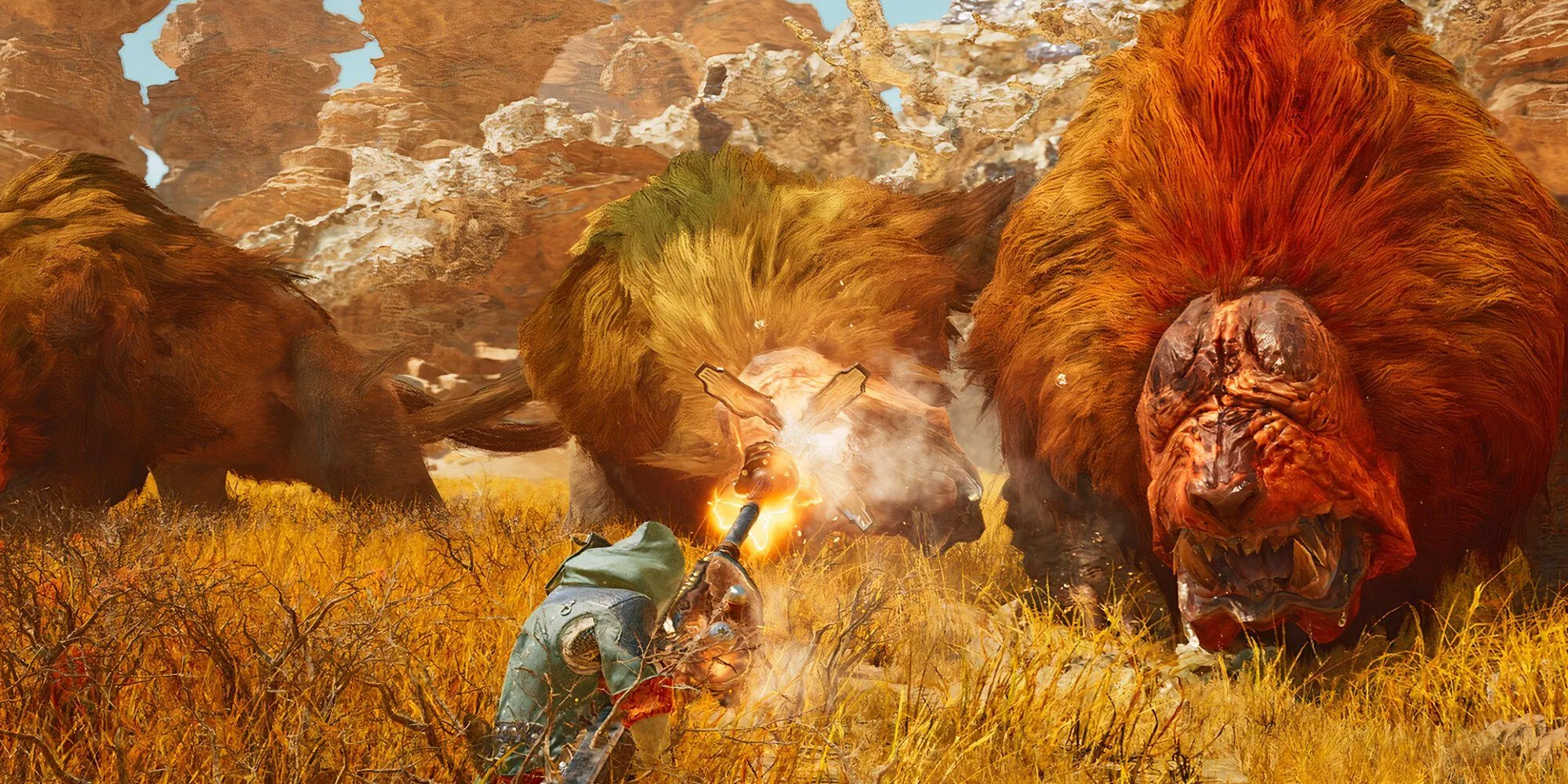 Một cảnh chiến đấu hoành tráng trong game Monster Hunter Wilds thể hiện sự thành công của franchise này