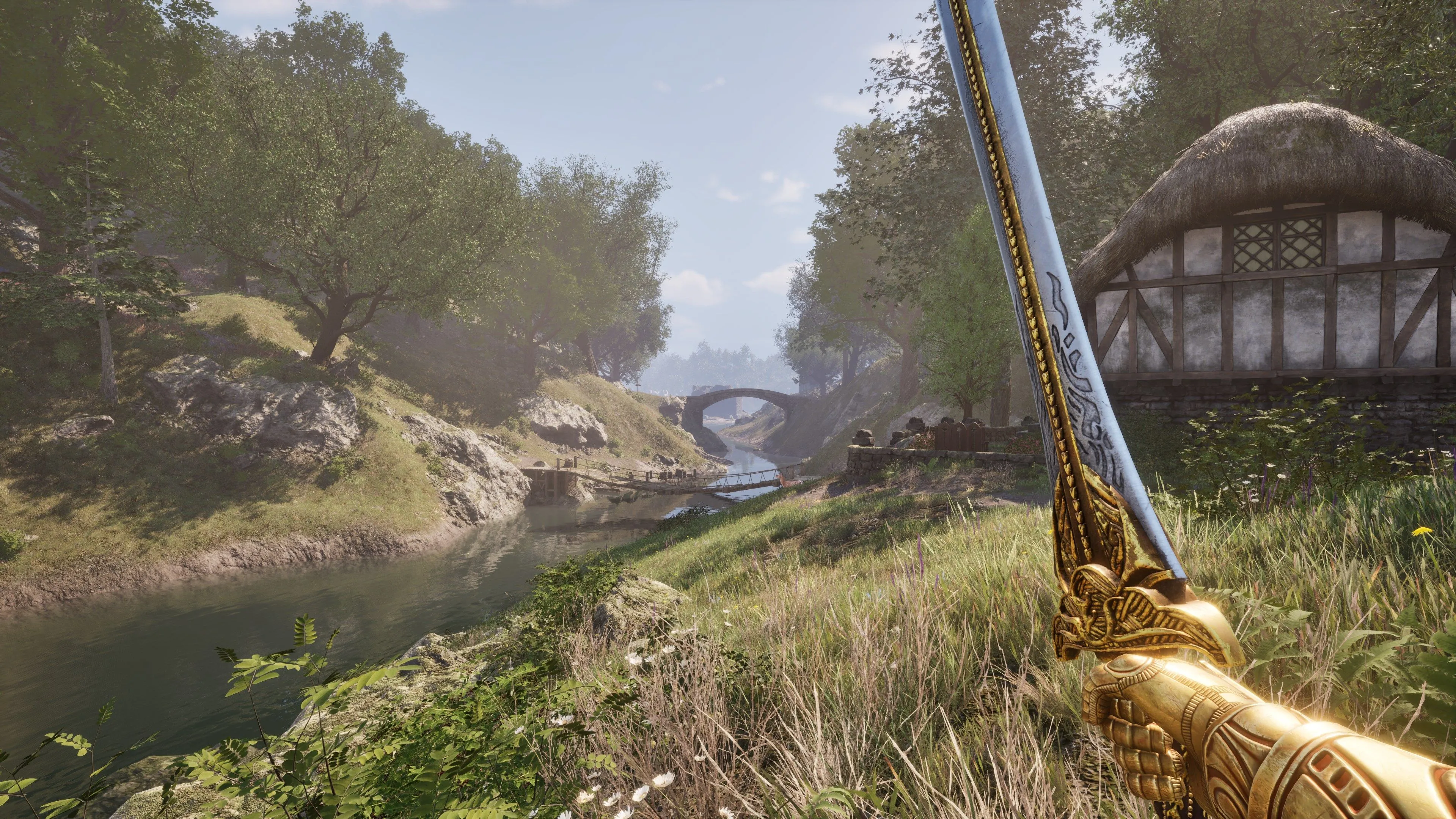 Một cảnh chiến đấu trong The Elder Scrolls IV: Oblivion Remastered