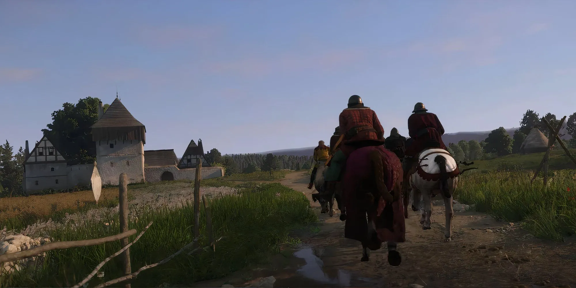 Một cảnh trong Kingdom Come Deliverance 2, game nhập vai lịch sử với lối chơi thực tế