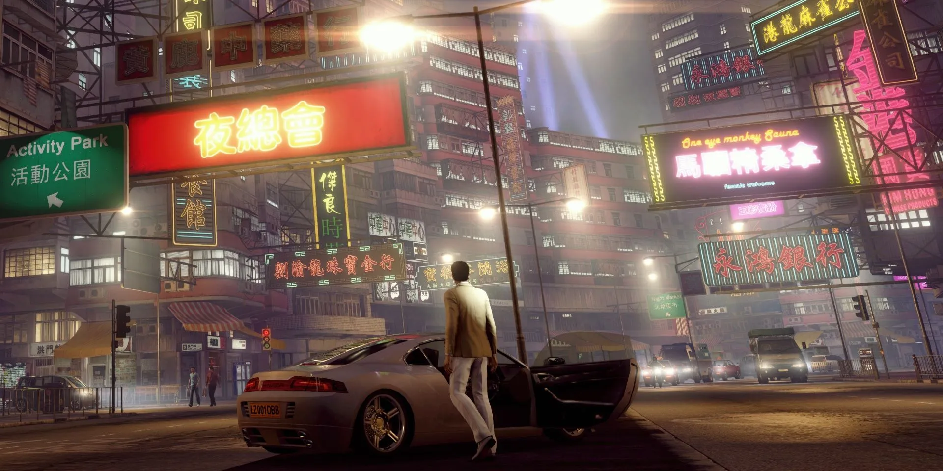 Một góc phố Hồng Kông sống động trong game thế giới mở Sleeping Dogs