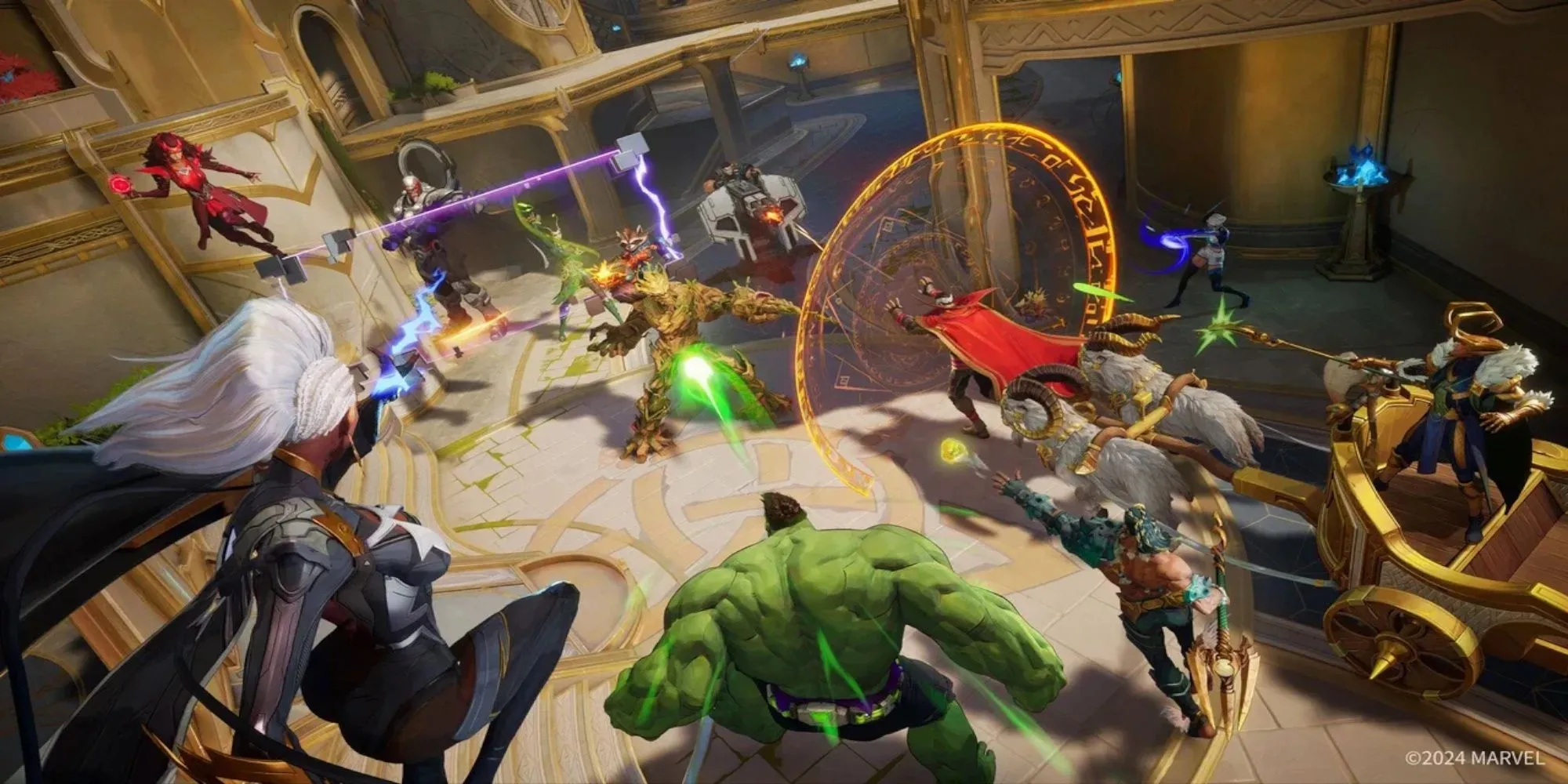 Một khung cảnh trong game Marvel Rivals