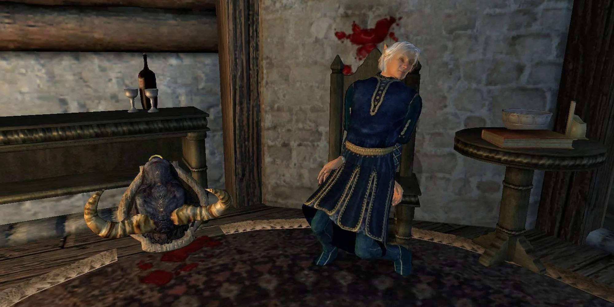 Một NPC vô tội bị giết trong Oblivion để gia nhập Dark Brotherhood.