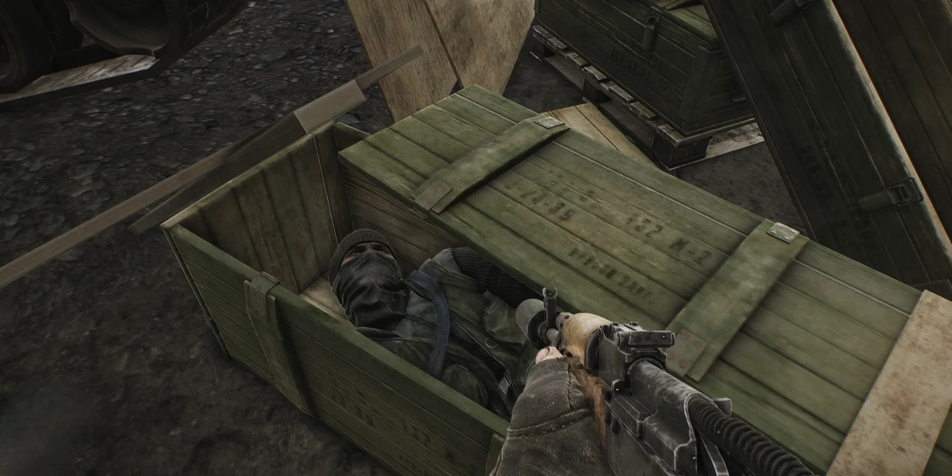 Escape From Tarkov: Patch 0.16.1.3 Cải Thiện AI, Đón Mùa Xuân 1 Một Scav đã bị hạ gục trong Escape From Tarkov, minh họa cho những thay đổi về AI và chiến đấu trong bản cập nhật 0.16.1.3