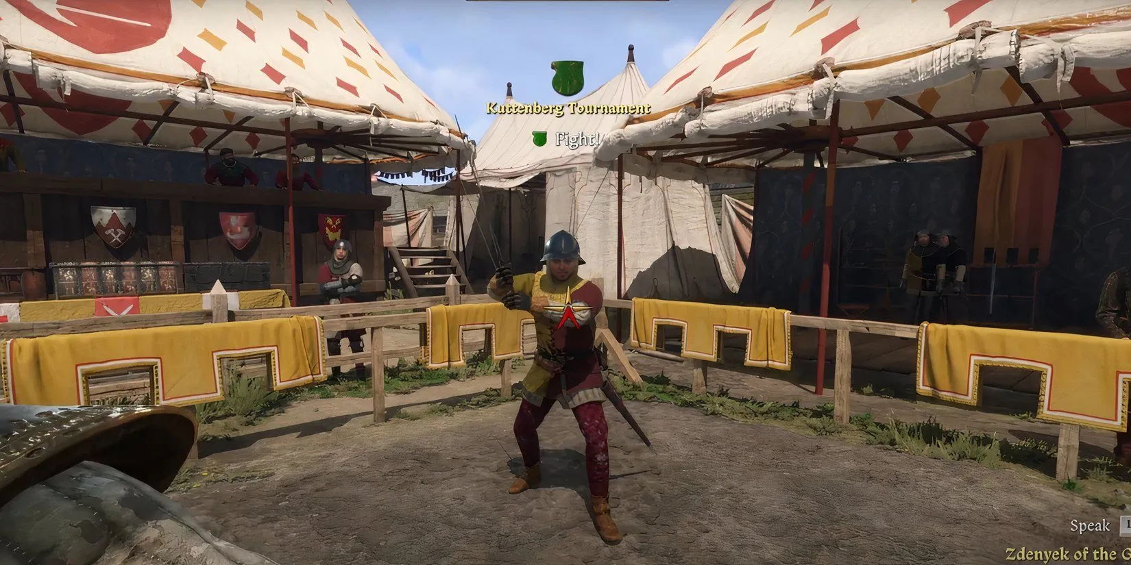Một trận đấu tay đôi tại Giải Đấu Kuttenberg trong Kingdom Come Deliverance 2