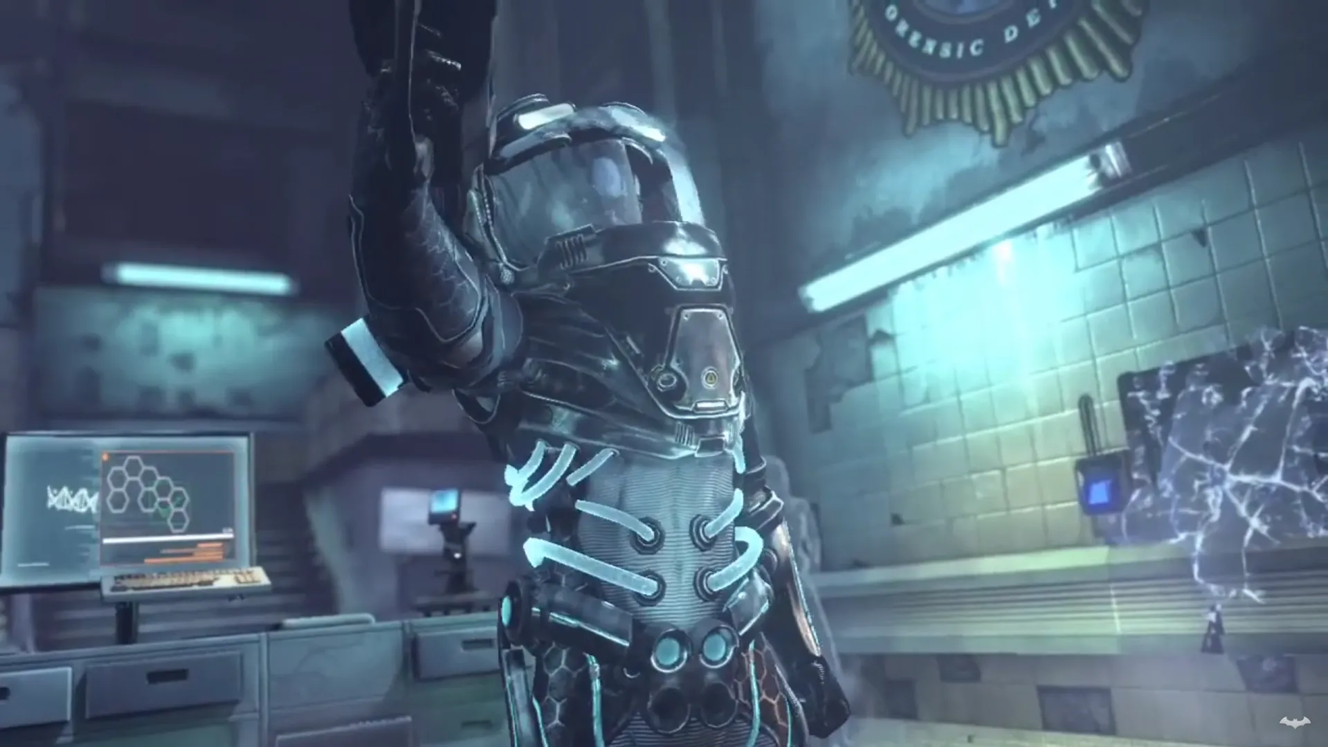 Mr. Freeze trong trận đấu trùm Batman Arkham City