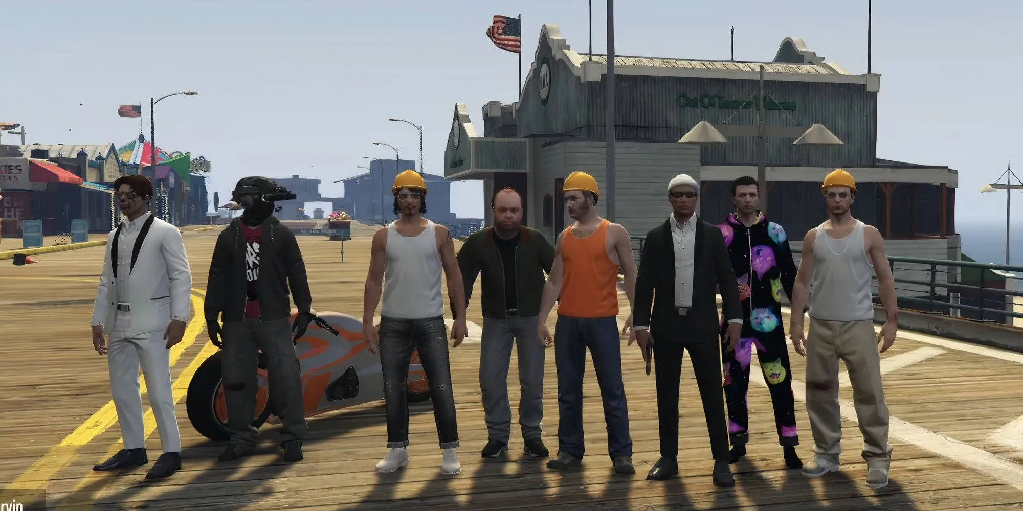 Người chơi tập trung trong GTA V Online, minh họa cho cộng đồng game thủ và nhu cầu hỗ trợ game