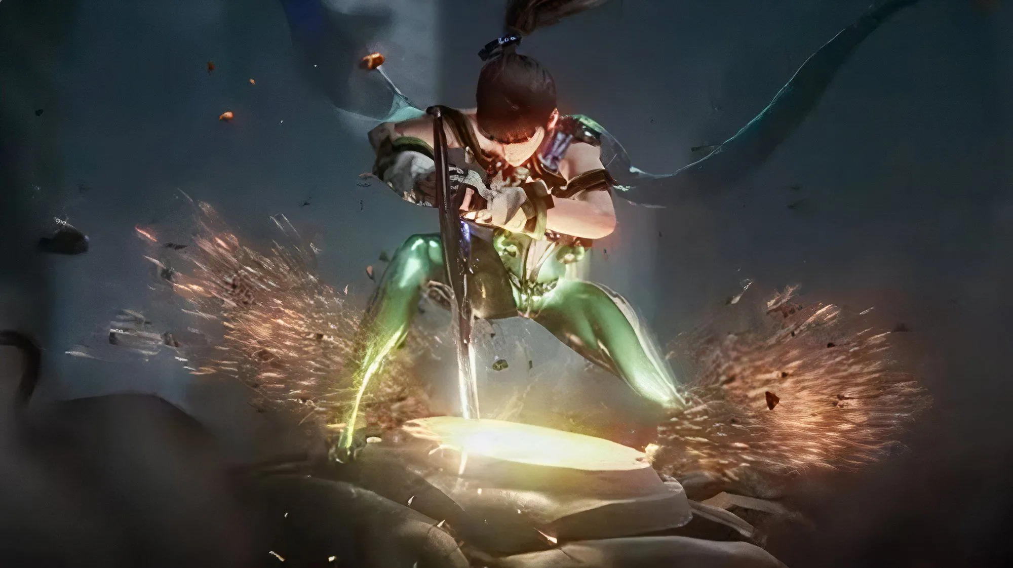 Nhân vật Eve từ Stellar Blade trong sự kiện hợp tác với Nikke Goddess of Victory