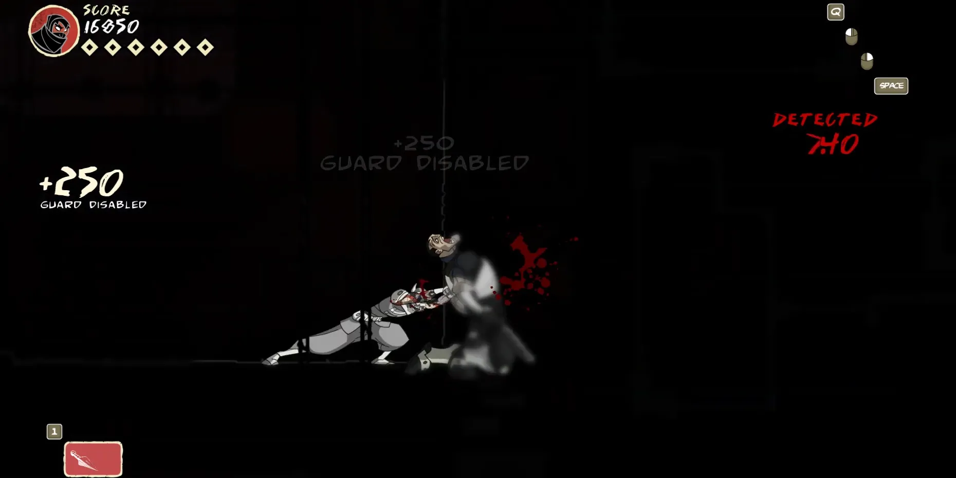 Nhân vật Kelly trong game Mark of the Ninja