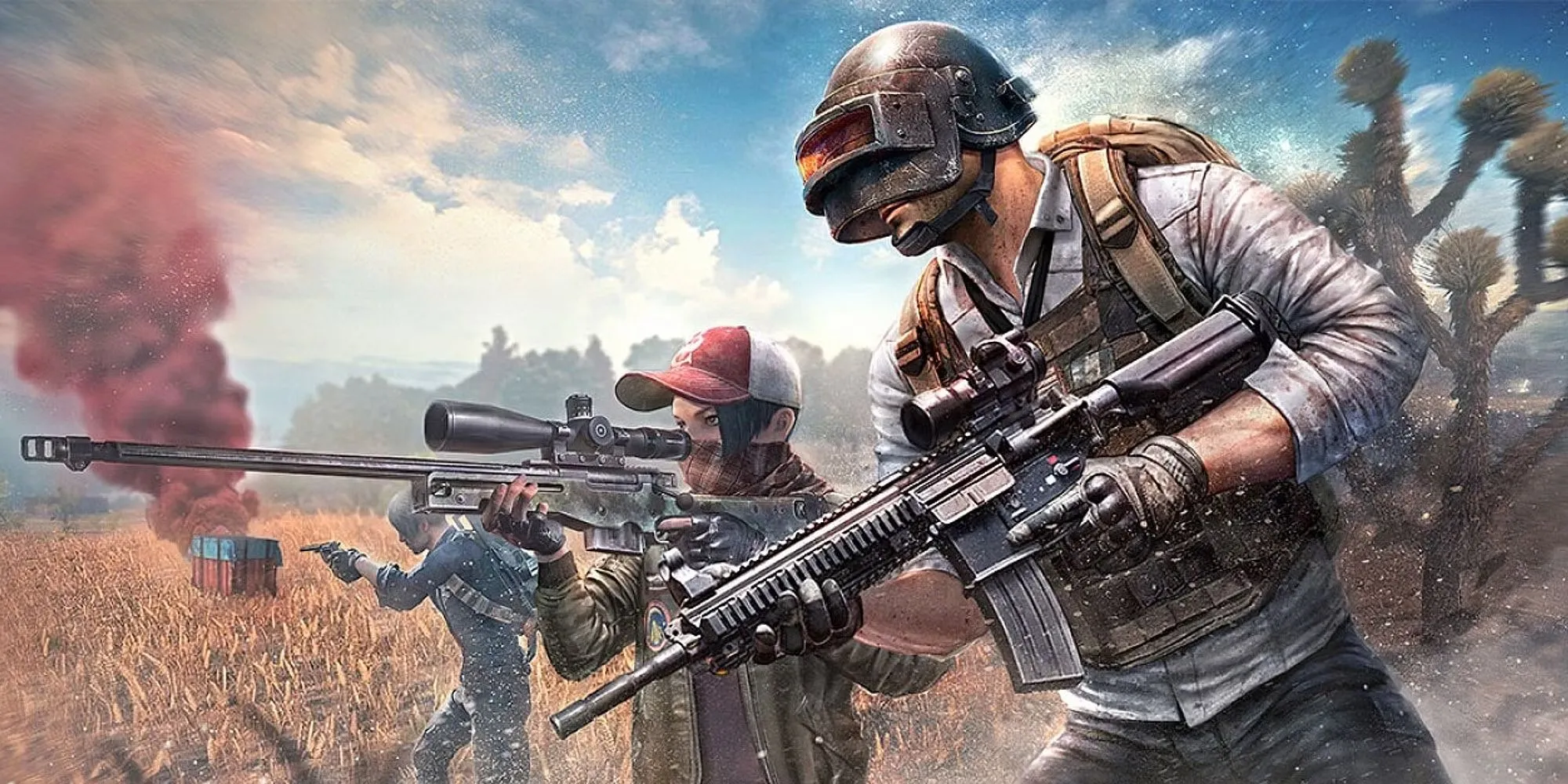 Nhân vật PUBG ngắm bắn trong môi trường chiến đấu thực tế