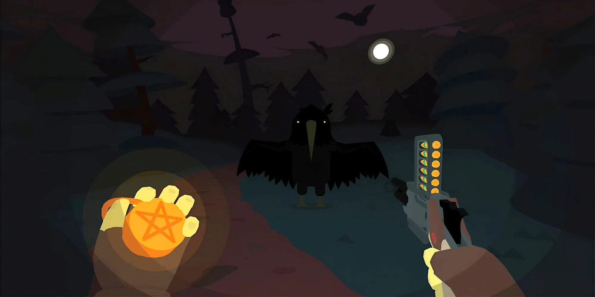 Nhân vật Raven phong cách chibi đang chiến đấu trong game SULFUR