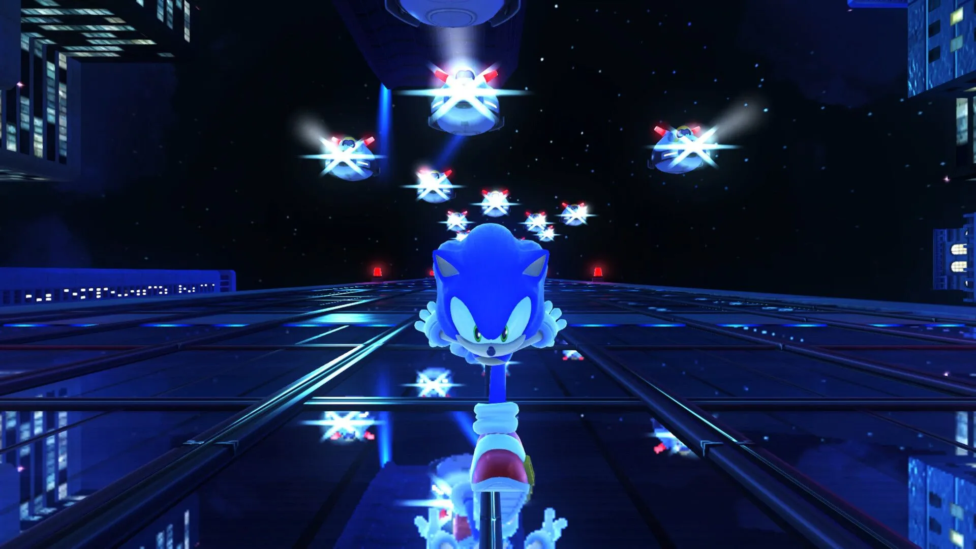 Nhân vật Shadow the Hedgehog và Sonic the Hedgehog trong game Sonic X Shadow Generations