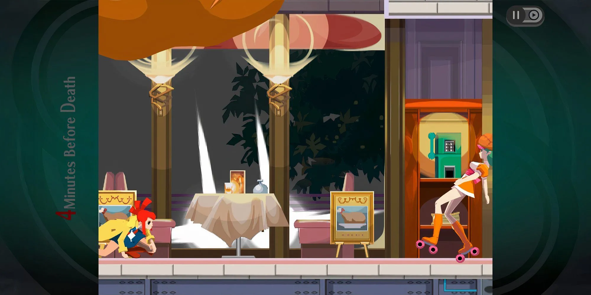 Nhân vật Sissel sử dụng năng lực ma quái trong Ghost Trick Phantom Detective