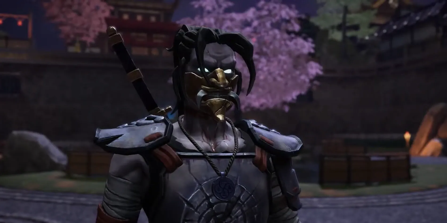 Nhân vật Tsubuyaku trong game hành động lén lút Aragami 2