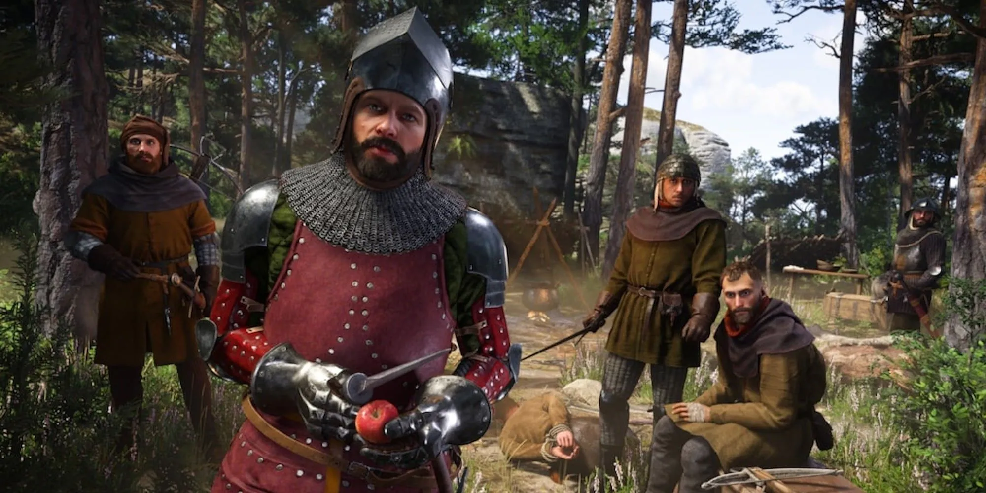 Nhiều nhân vật trong Kingdom Come Deliverance 2 đang tụ họp