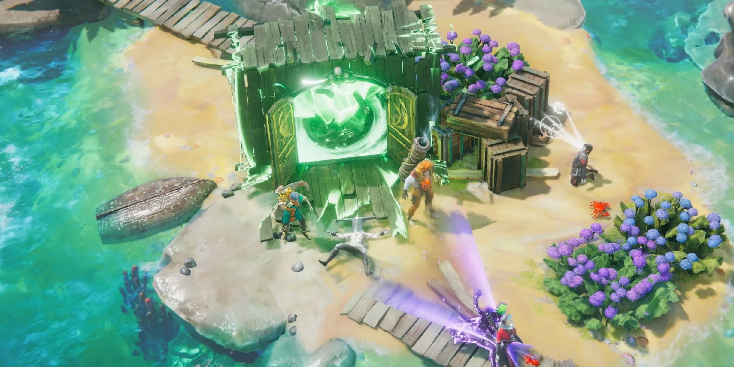 Nhóm hải tặc ma trong Shadow Gambit The Cursed Crew chuẩn bị hành động