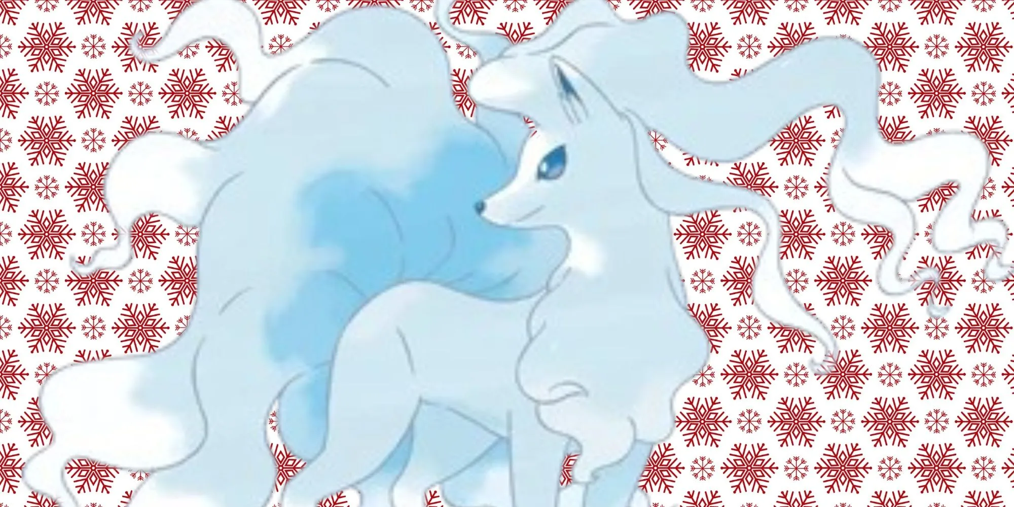 Ninetales Alola lộng lẫy với bộ lông trắng pha xanh băng giá