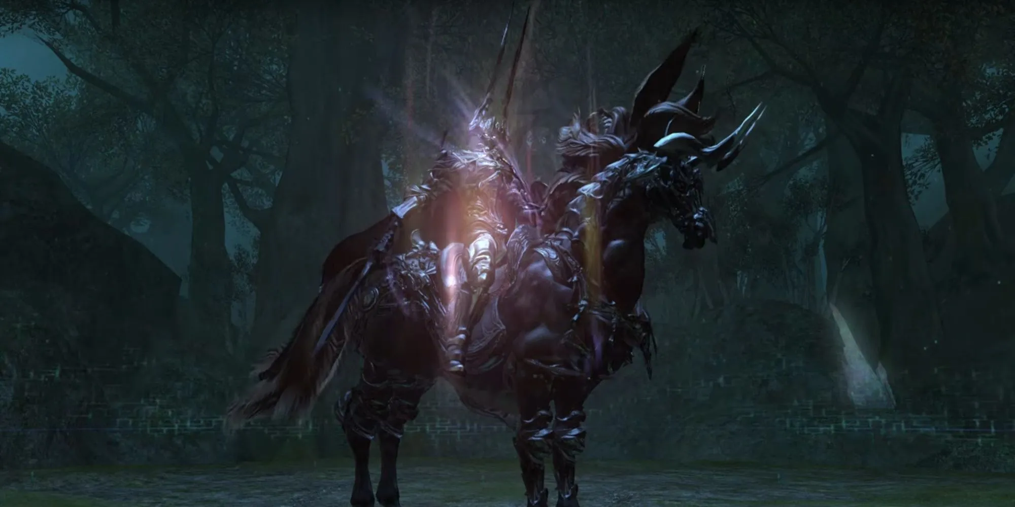 Odin trong Final Fantasy XIV giữa trận chiến