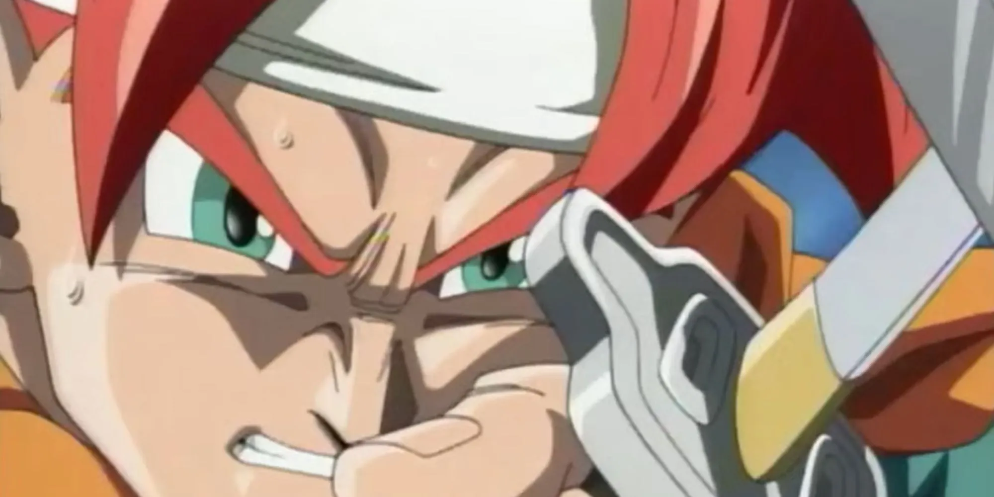 Phân cảnh anime trong Chrono Trigger với tạo hình nhân vật phong cách Akira Toriyama, nhóm bạn Crono, Marle và Lucca phiêu lưu qua các dòng thời gian