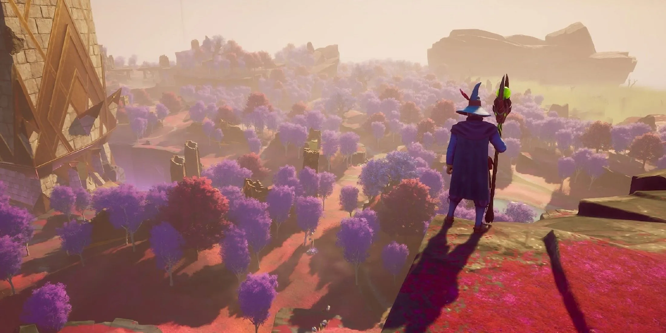 Pháp sư khám phá khu rừng Ashenfall đầy bí ẩn trong RuneScape: Dragonwilds