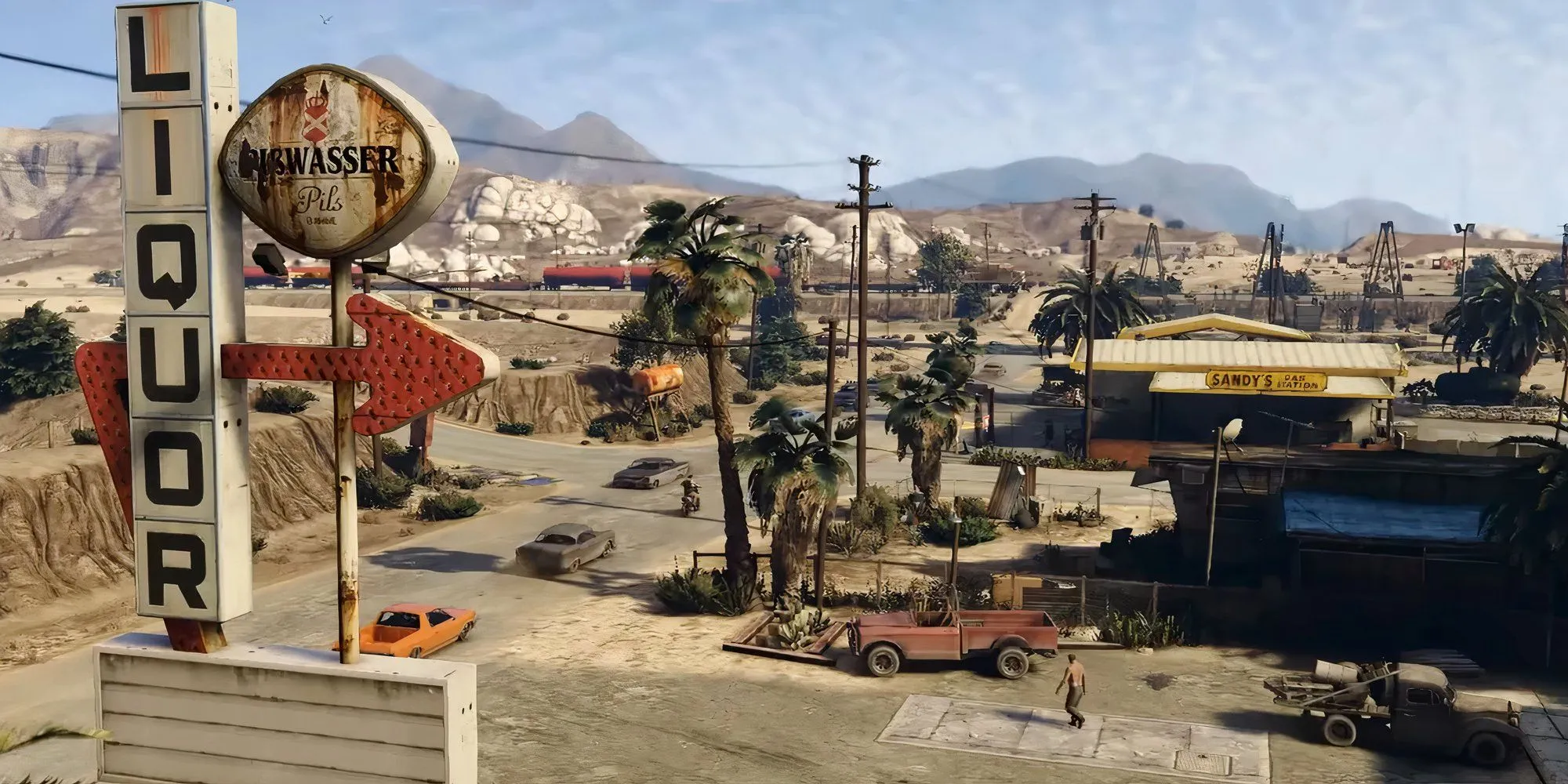 Phong cảnh sa mạc từ game GTA 5
