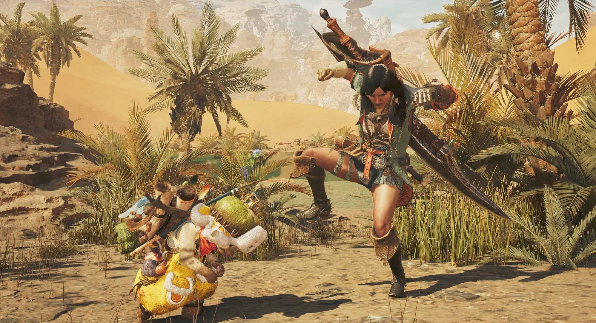 Poster chính thức của tựa game Monster Hunter Wilds