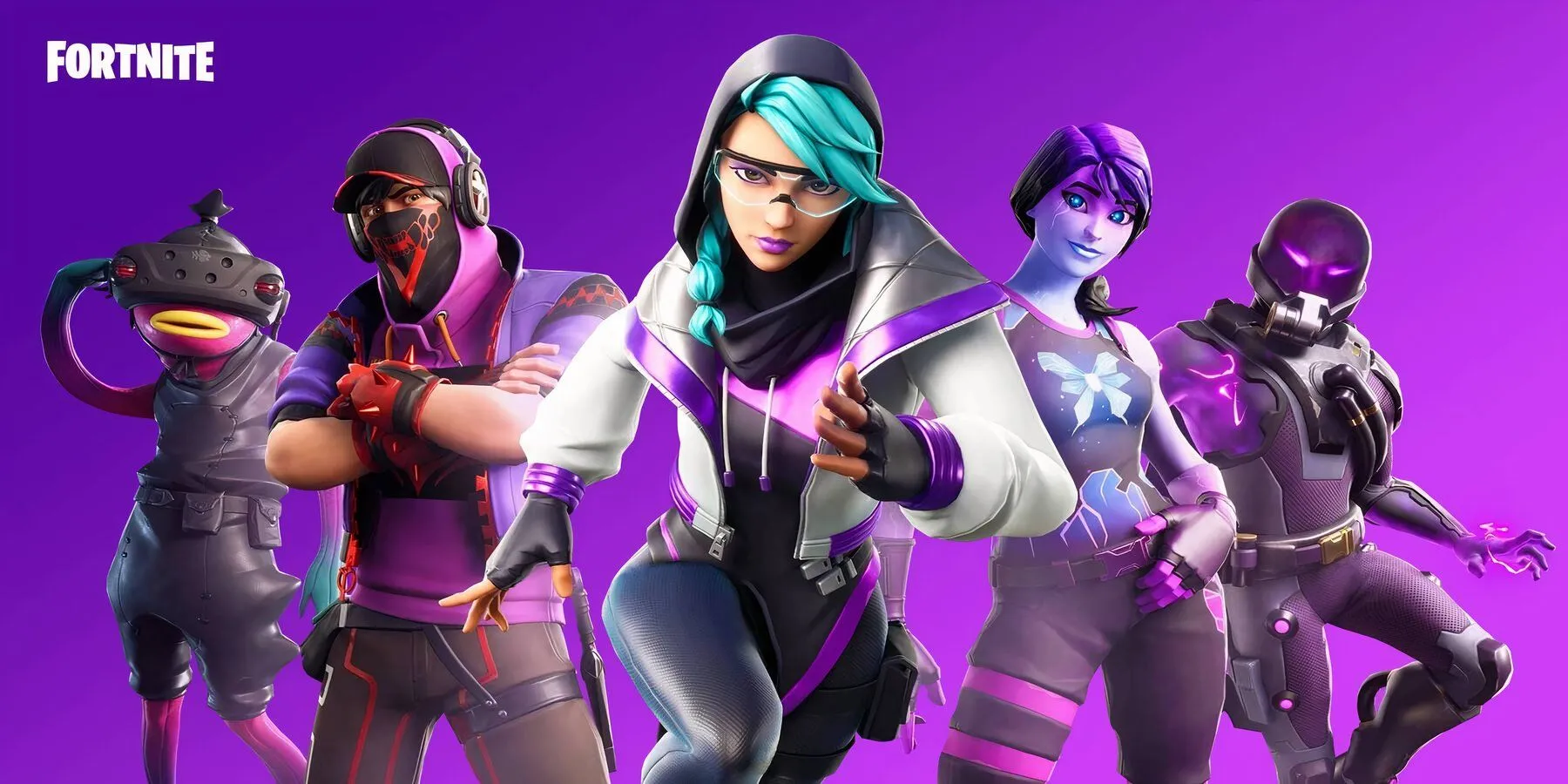 Poster chính thức Fortnite với 5 nhân vật trong game báo hiệu thay đổi lớn từ Epic Games