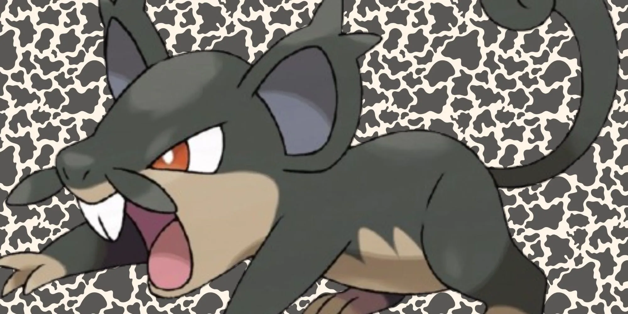 Rattata Alola với bộ lông màu tím và biểu cảm ranh mãnh