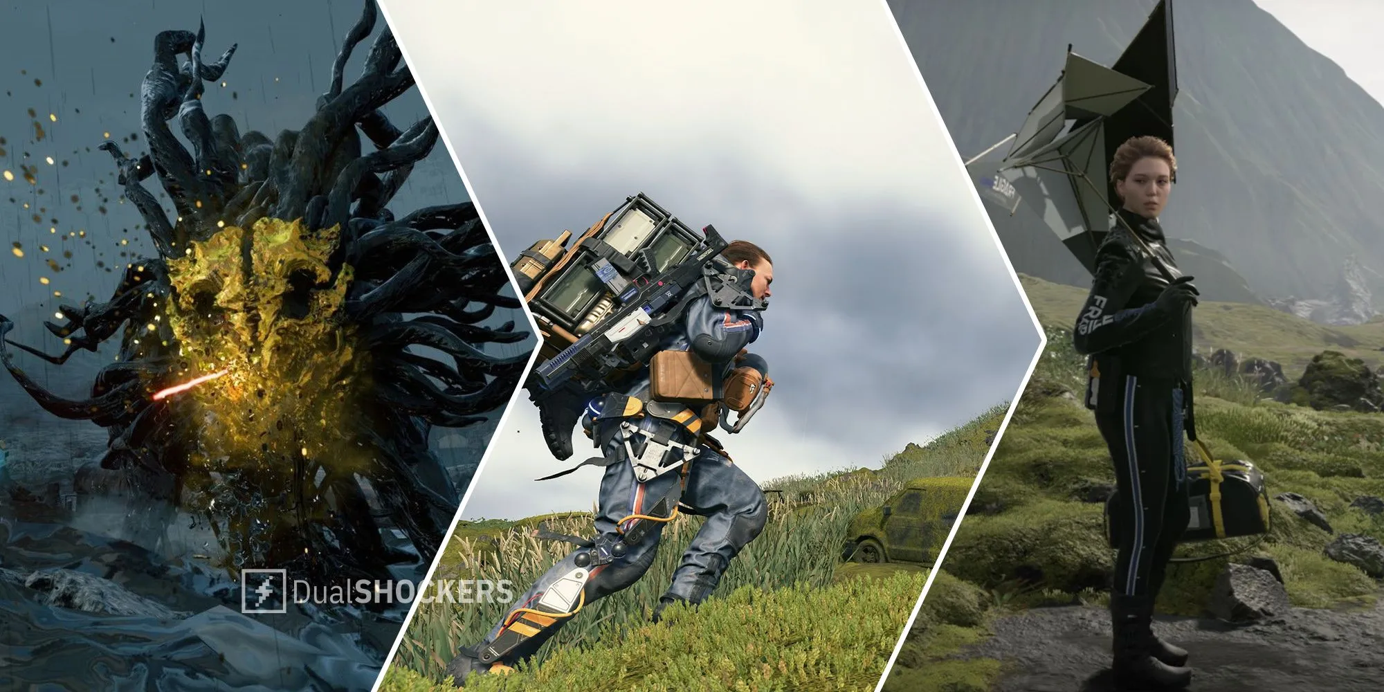 Sam Porter Bridges chạy trốn khỏi BT trong thế giới Death Stranding