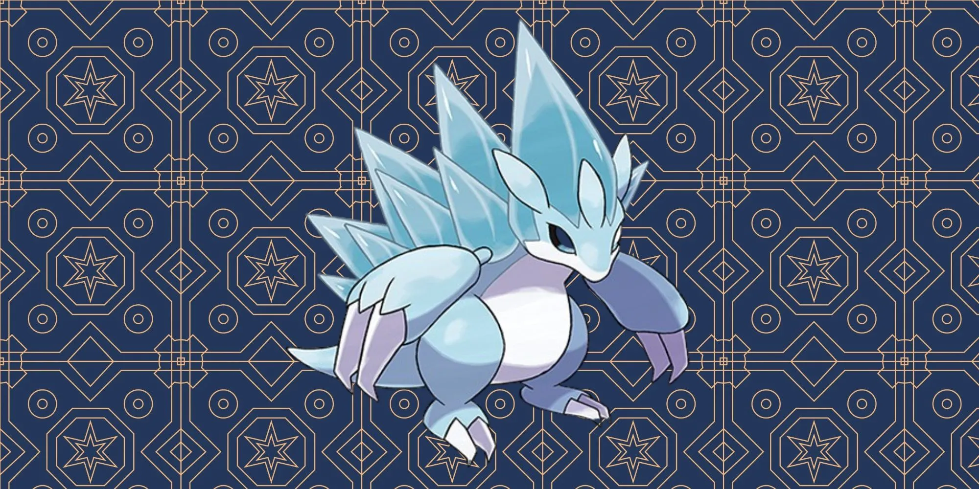 Sandslash Alola với móng vuốt sắc bén phủ băng