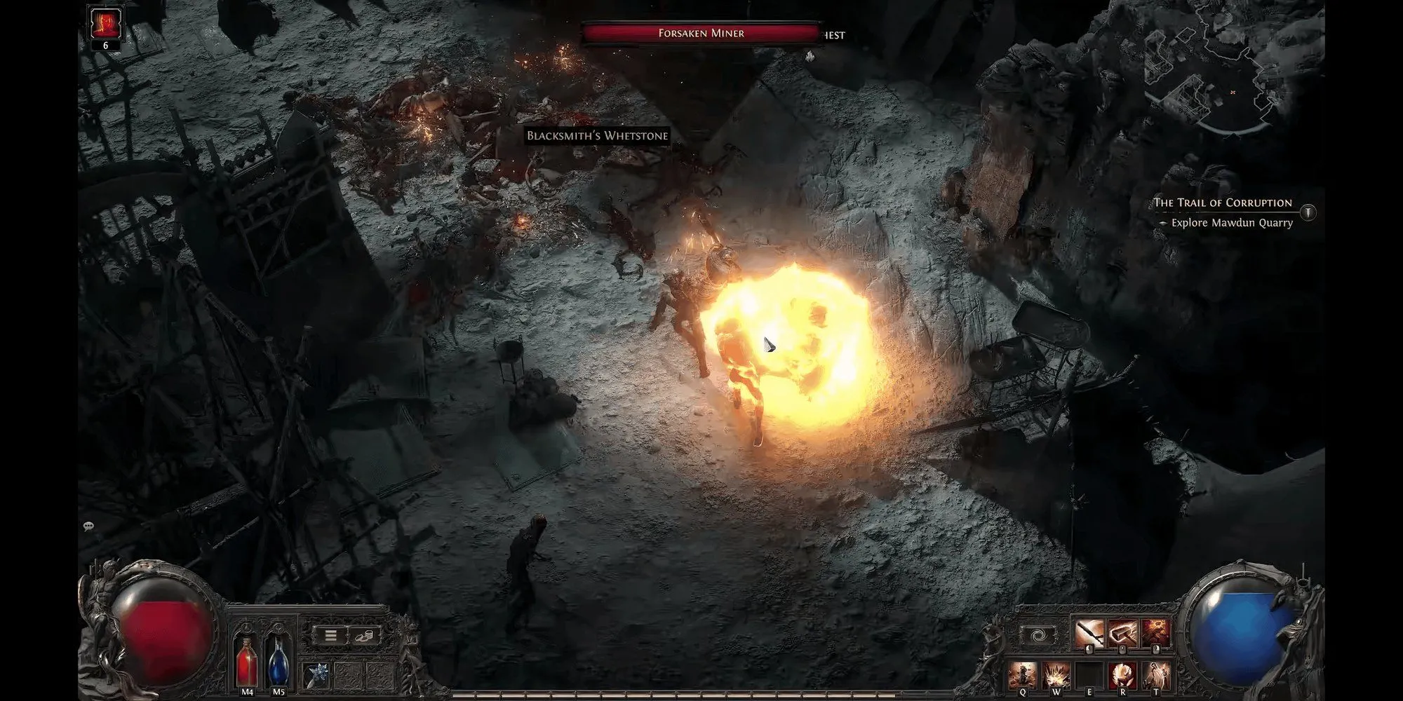Showcase chiến binh trong game Path of Exile 2