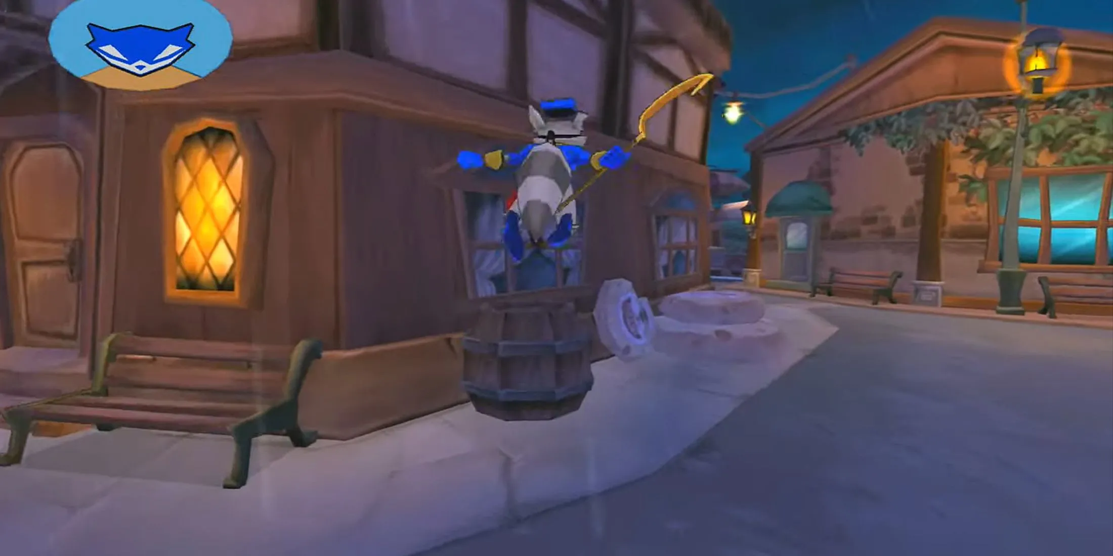 Sly 3 Honor Among Thieves - Chú gấu mèo siêu trộm Sly Cooper thực hiện pha hành động lén lút