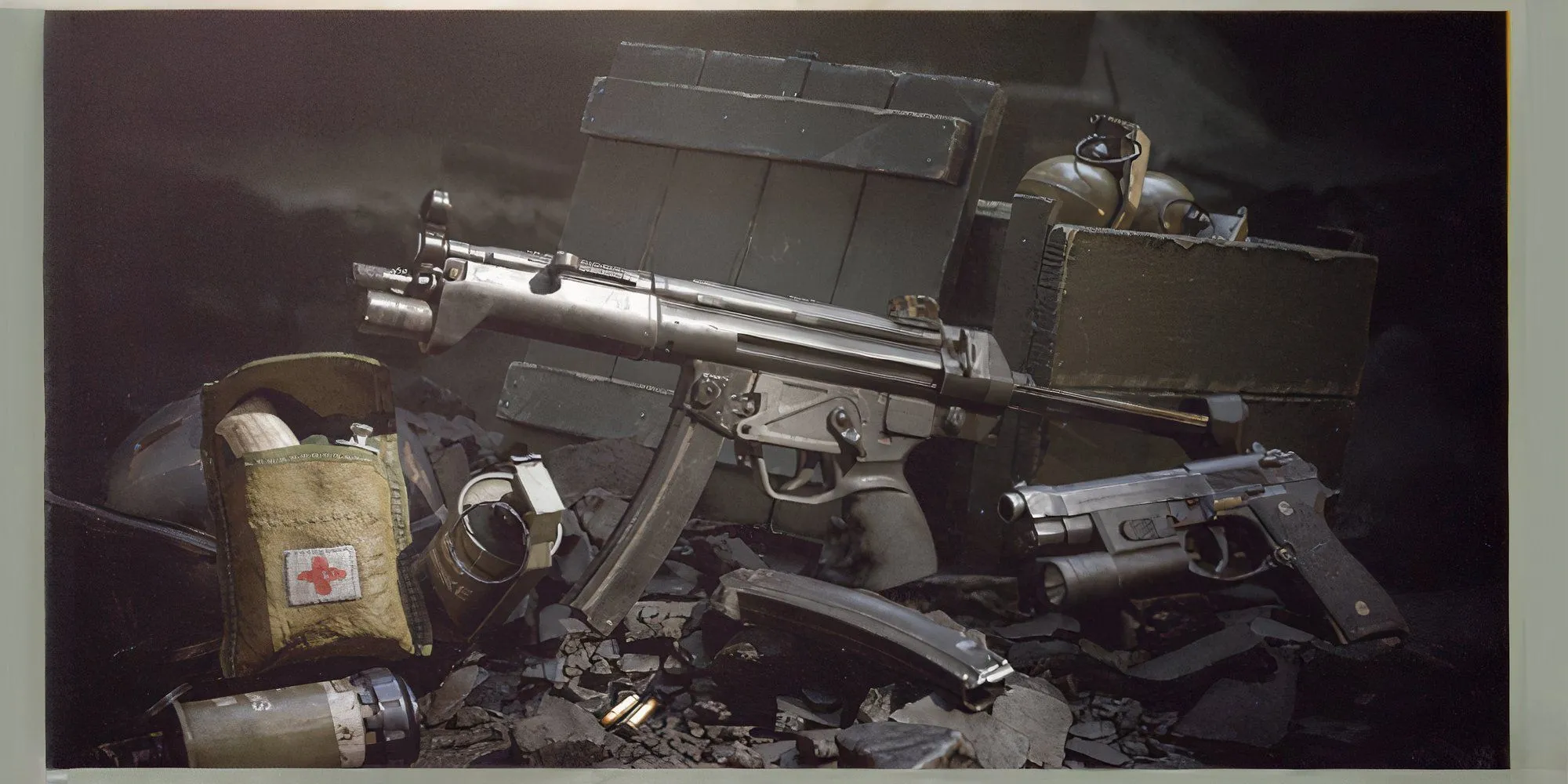 SMG MP5 trong Delta Force Black Hawk Down