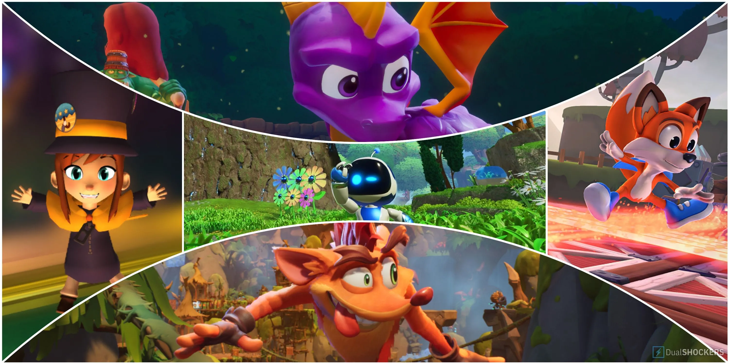 So sánh Astro Bot với các tựa game platformer nổi tiếng khác như Spyro và Crash Bandicoot