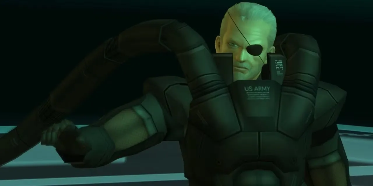 Solidus Snake trong Metal Gear Solid 2 Sons of Liberty