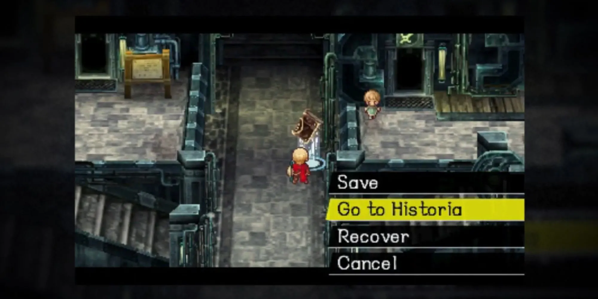 Stocke điều hướng giữa các dòng thời gian song song trong Radiant Historia