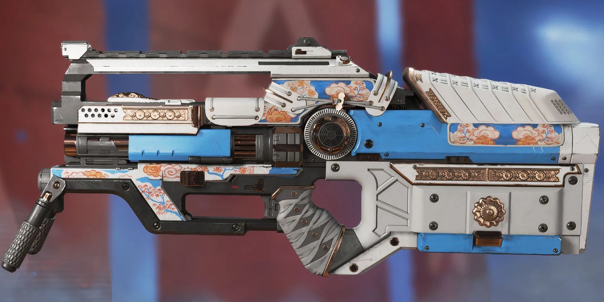 Súng máy hạng nhẹ L-Star bắn đạn plasma trong Apex Legends