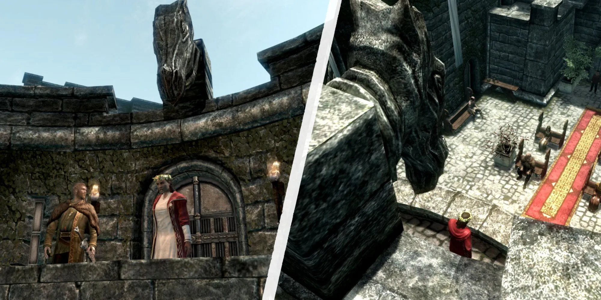 Thả tượng gargoyle xuống Vittoria Vici trong đám cưới của cô để giết cô cho Dark Brotherhood.