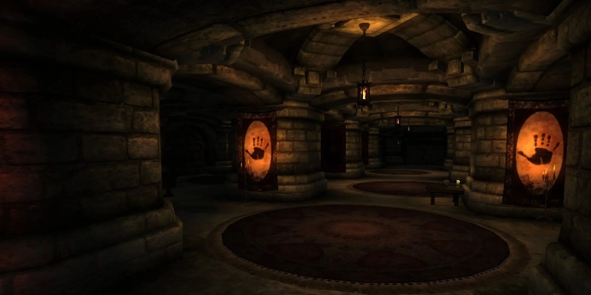 Thánh địa Cheydinhal sau Cuộc Thanh Trừng cho Dark Brotherhood trong Oblivion.