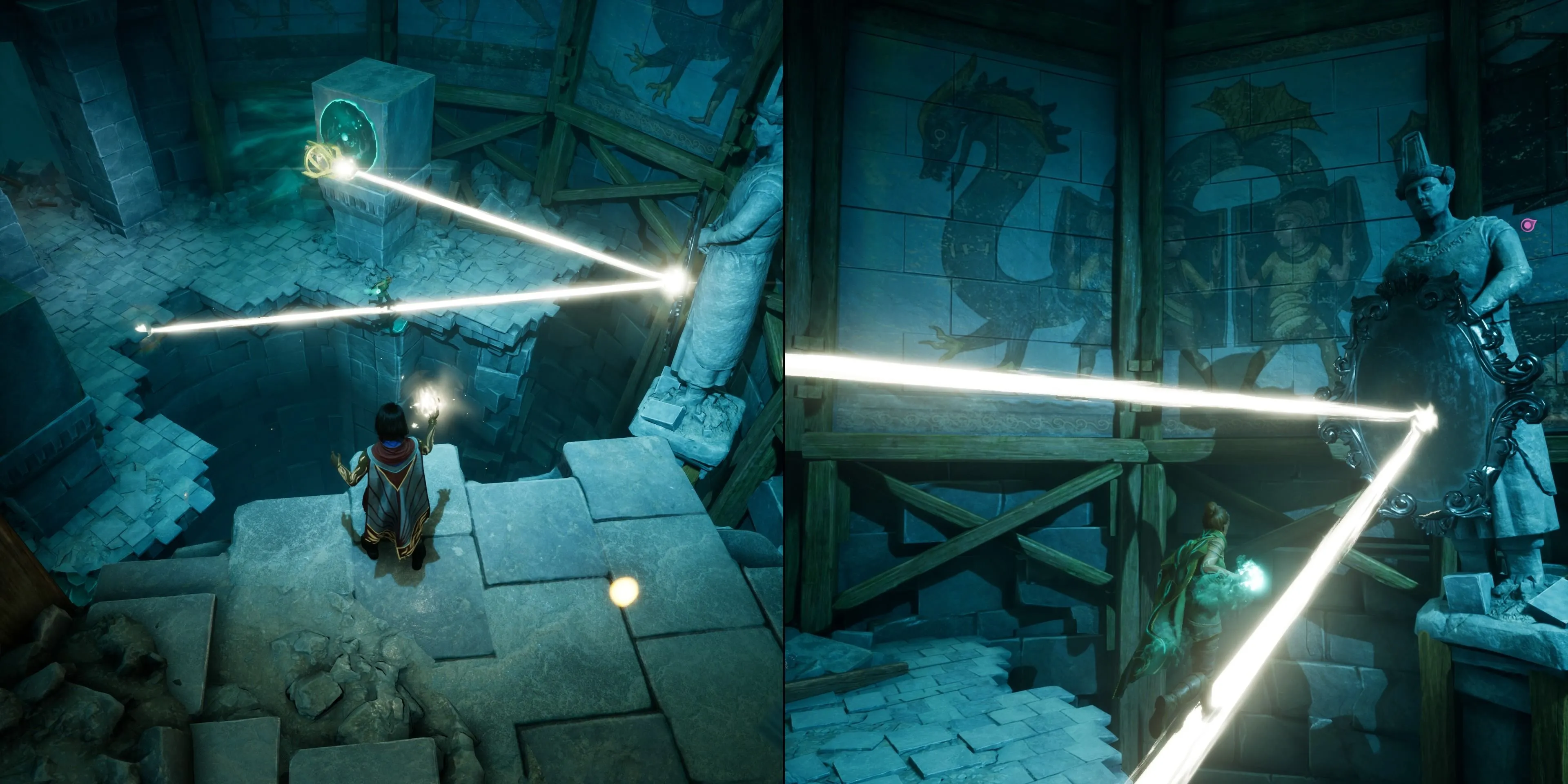 Thiết kế màn chơi đầy tham vọng và phức tạp trong game co-op Split Fiction