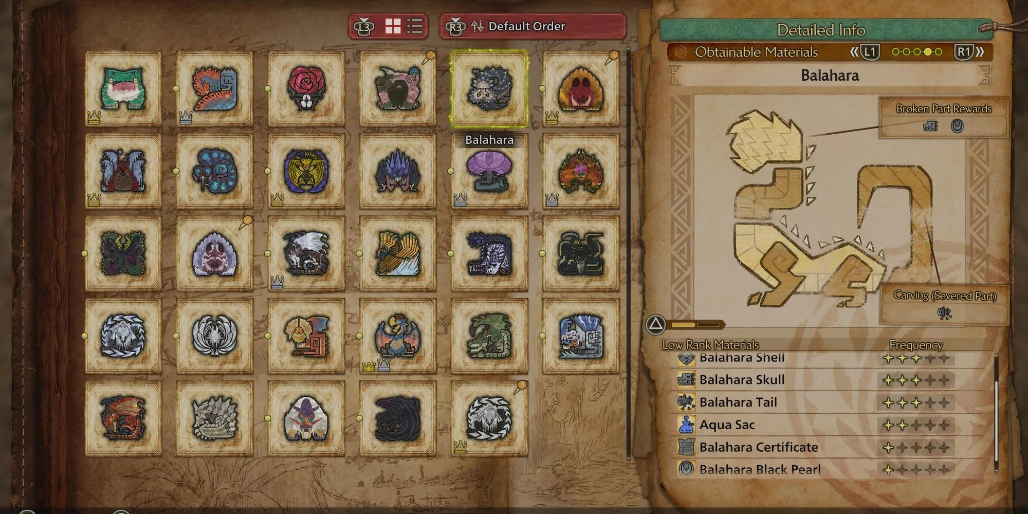 Thợ săn chiến đấu với Balahara trong Monster Hunter Wilds để thu thập Aqua Sac.