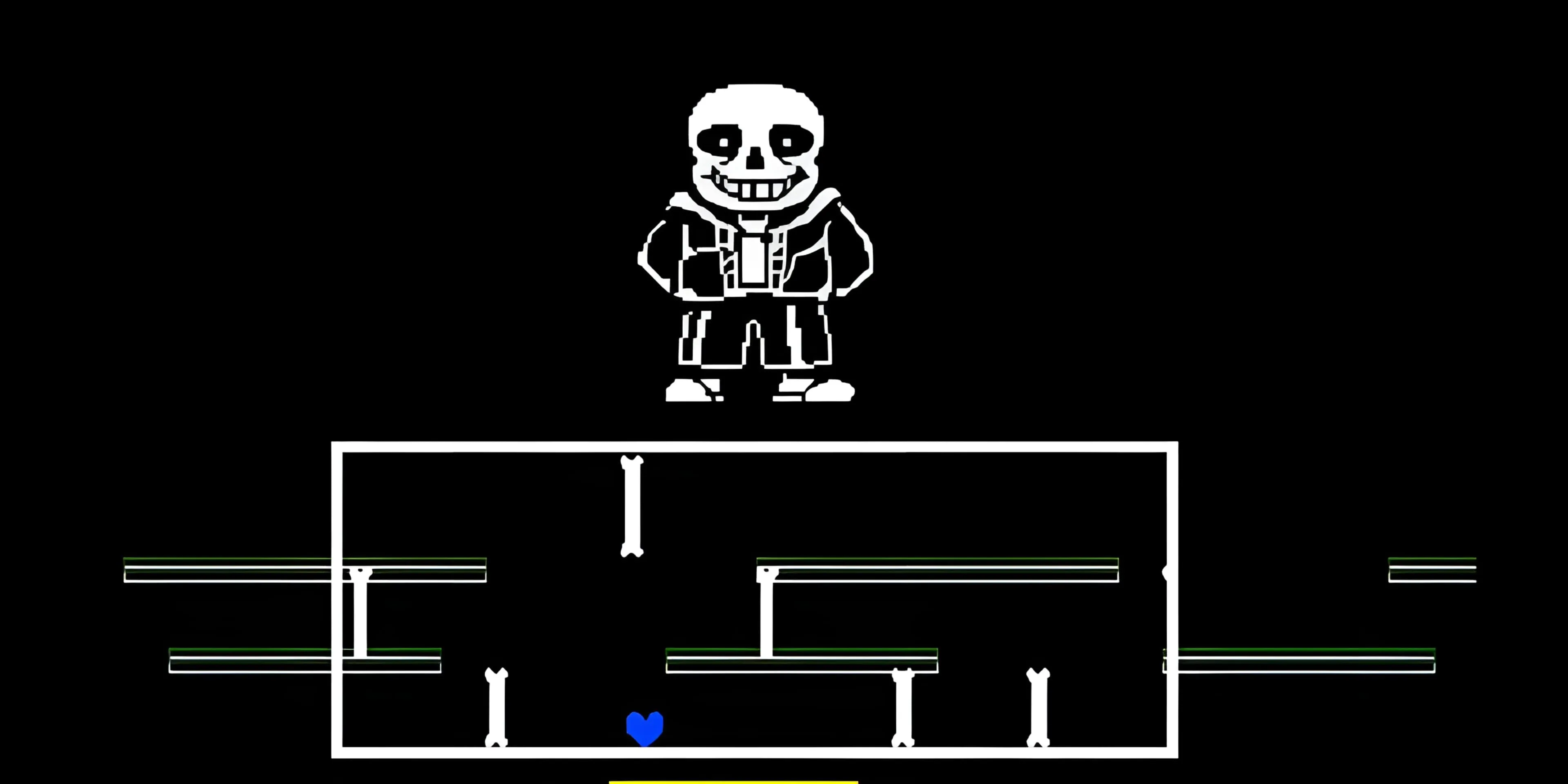 Trận đấu boss với Sans trong Undertale
