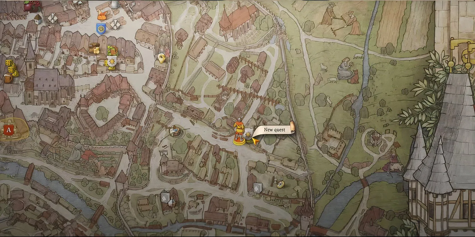 Vị trí quán rượu Hole in the Wall ở Kuttenberg trong Kingdom Come Deliverance 2 để gặp Cheynek