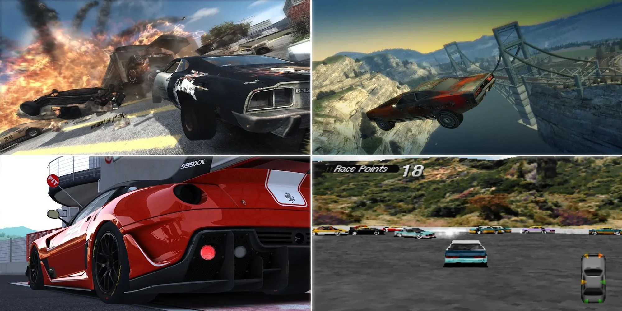 Các kiểu đua độc đáo trong các game racing khác nhau