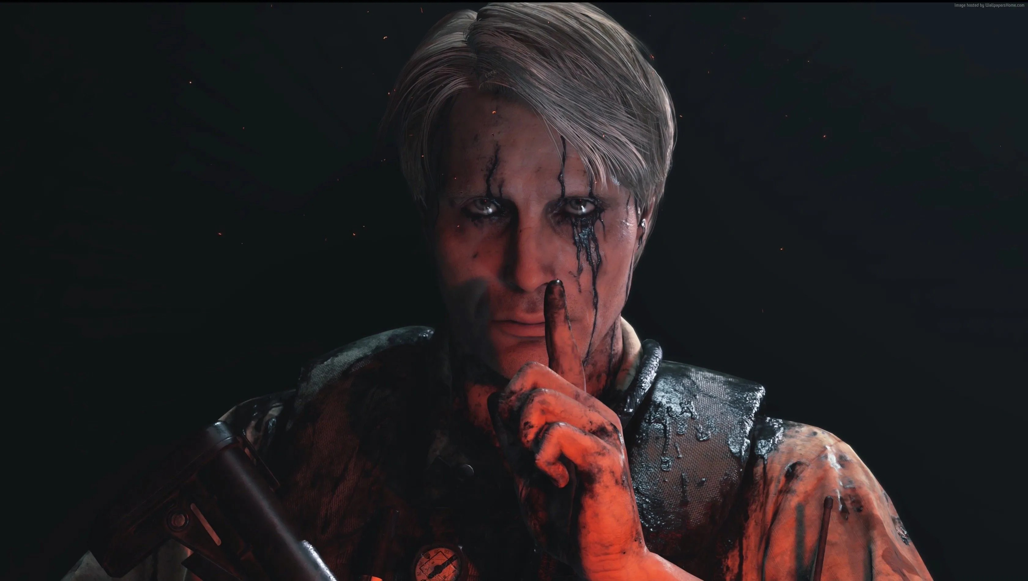 Hideo Kojima và Mads Mikkelsen trong Death Stranding