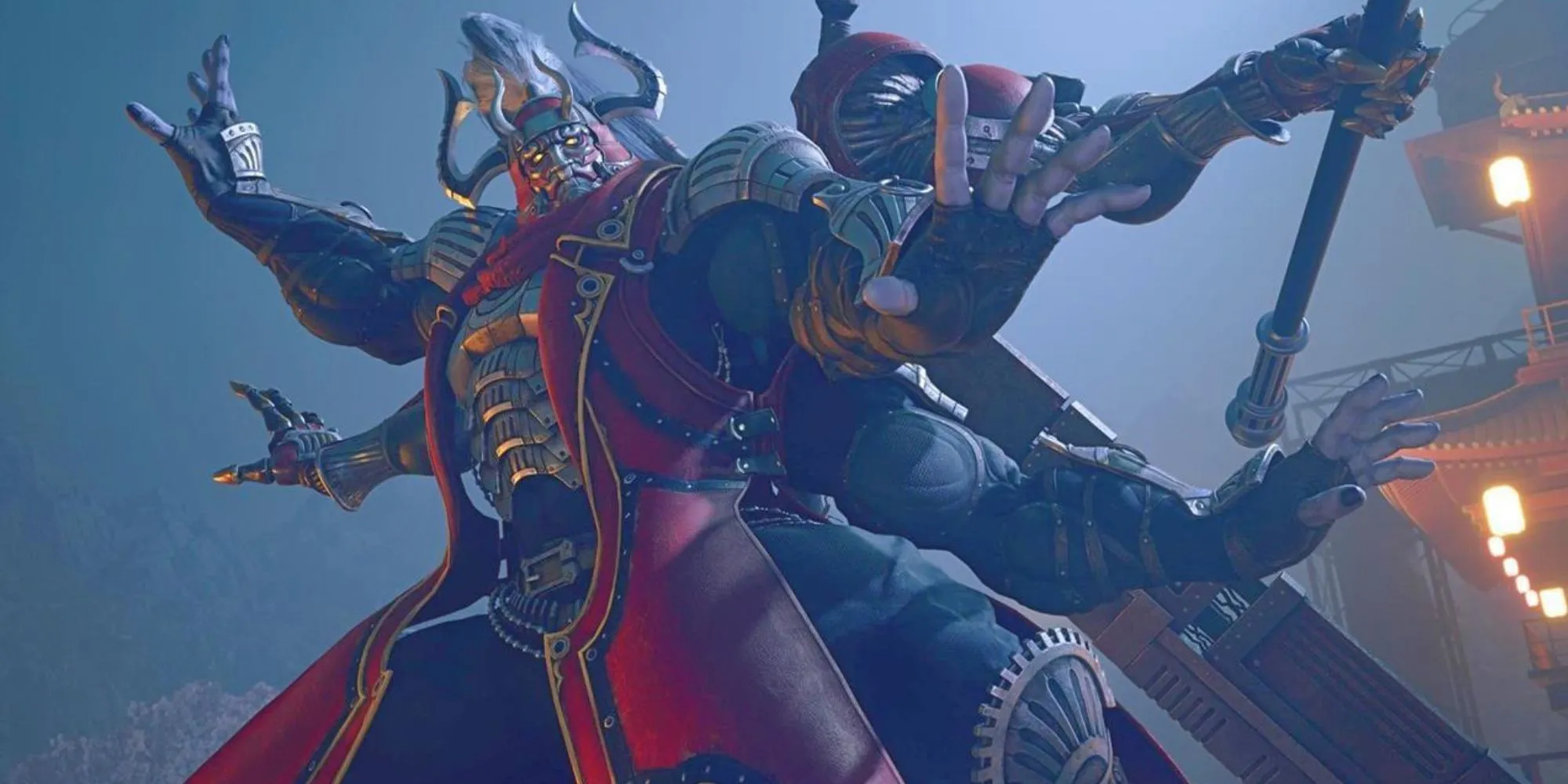 Hình ảnh Gilgamesh, biểu tượng cho vật phẩm Genji Glove mạnh mẽ trong bản crossover Magic: The Gathering và Final Fantasy.