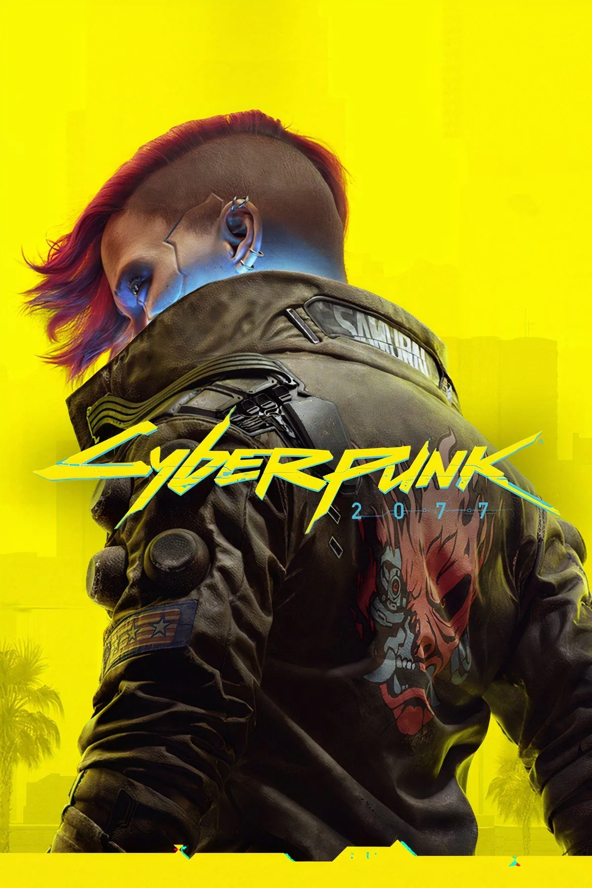 Hình ảnh quảng bá chính thức của game Cyberpunk 2077, thế giới Night City