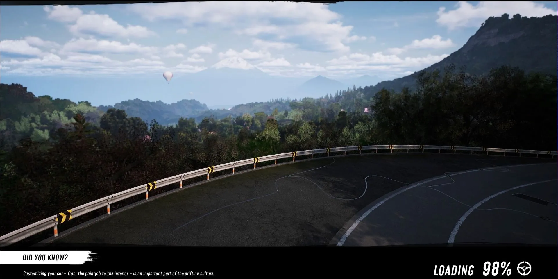 Màn hình tải game của JDM: Japanese Drift Master.