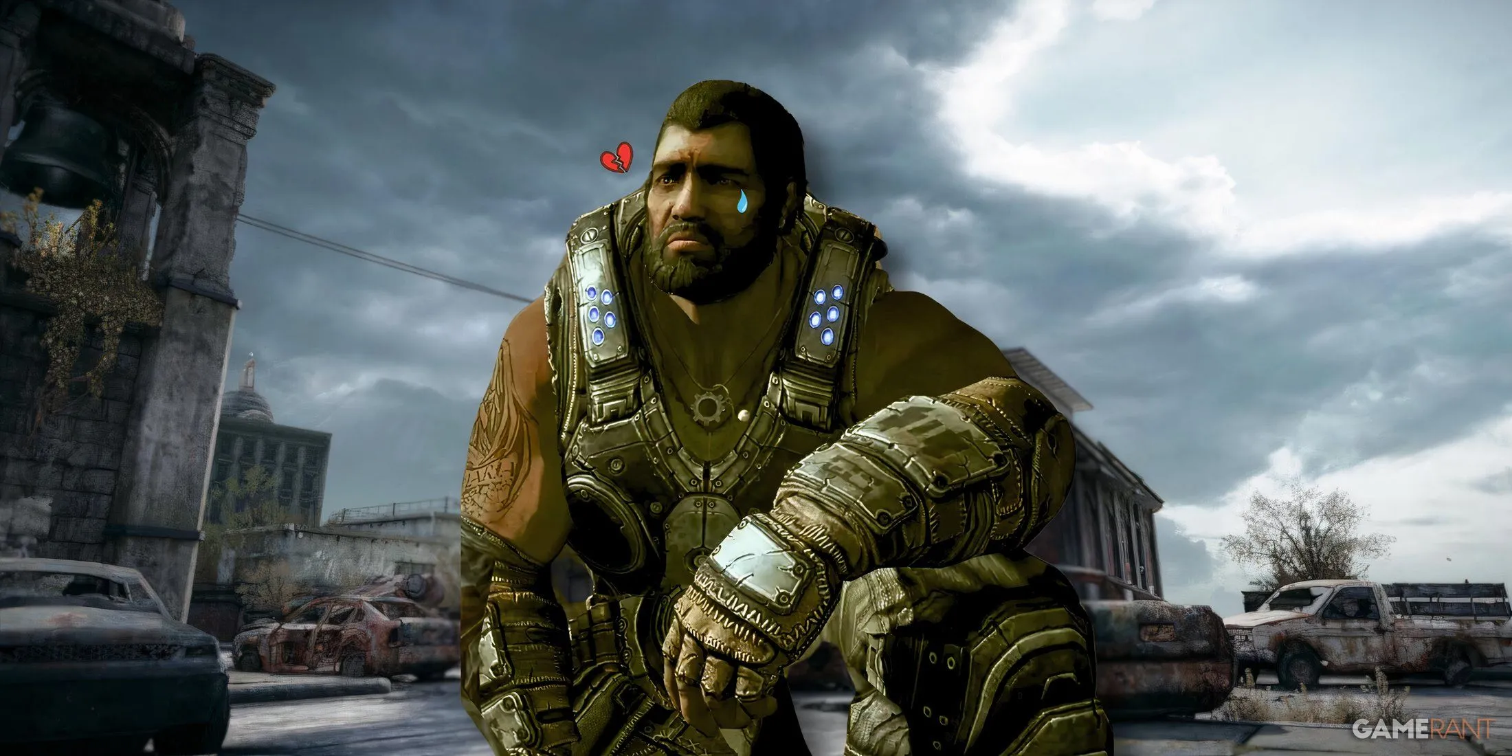 Marcus Fenix, nhân vật chính game Gears of War Reloaded, tựa game third-person shooter chuẩn bị ra mắt trên PS5 và Xbox