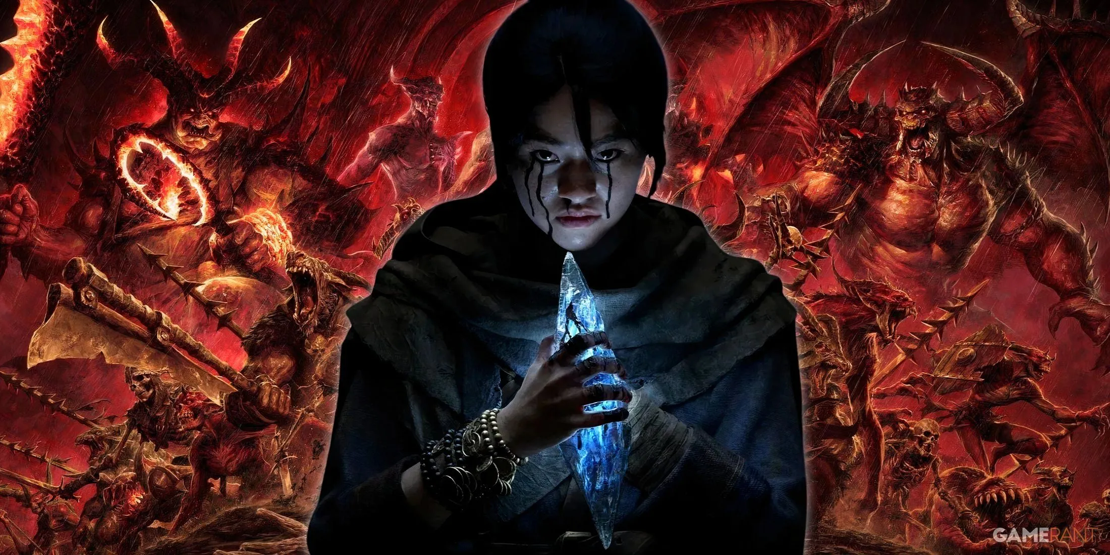 Neyrelle đối mặt với bầy quỷ trong Diablo 4 Vessel of Hatred